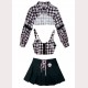 Diamond Honey Underground Live Singer Lolita Jacket & Strap Top & Skirt Set (DH58)